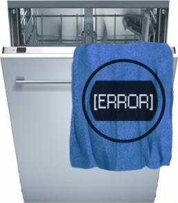 Пищит, мигает ошибка – посудомоечная машина Vestfrost